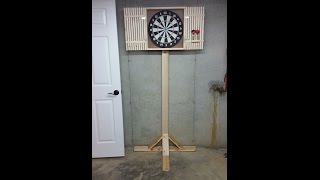 Dart Board Cabinet Stand [upl. by Ynamad]