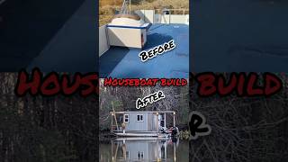 Houseboat Build diy nature [upl. by Yrogreg]