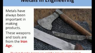 GCSE Engineering Revision 002 Types of Metals [upl. by Reeve270]