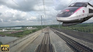 4K TGV Cabride ParisNord à Valenciennes en TGV SudEst [upl. by Odilo723]