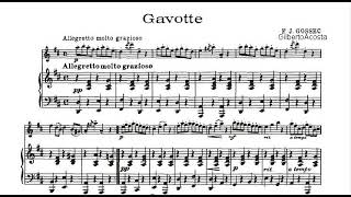 Gossec Gavotte in D major for Violin and Piano accompaniment [upl. by Engelbert]