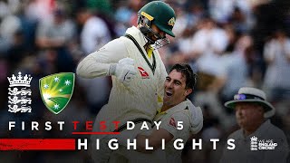 Australia Claim a Classic  Highlights  England v Australia Day 5  LV Insurance Test 2023 [upl. by Llerruj864]