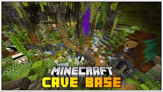 I Made an Epic Lush Cave Base for Minecraft 117 [upl. by Glogau]