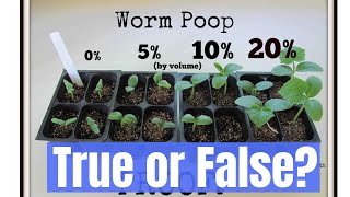 Do worm castings help your vegetables grow faster [upl. by Aldon429]