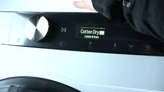 WasherDryer Samsung AirWash AI  How to Start a Drying Cycle  Get Dry Clothes Easily [upl. by Nywroc]