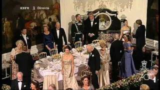 Queen Margrethes 70th Birthday 10  Private Dinner at Fredensborg Palace 2 2010 [upl. by Yentruocal]