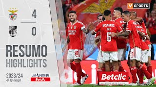 Resumo Benfica 40 Vitória SC Liga 2324 4 [upl. by Irik]