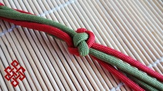 How to Make a Four Strand Footrope Knot  Four Strand Diamond Knot Tutorial [upl. by Downey807]