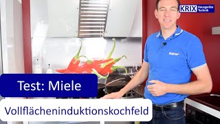 Test Miele Vollflächeninduktionskochfeld KM 7678 FR [upl. by Ymer]