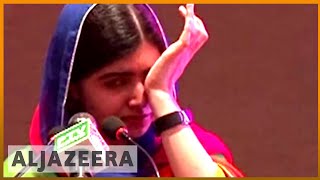 🇵🇰 Malala Yousafzai makes first Pakistan return since Taliban attack  Al Jazeera English [upl. by Innavoig]