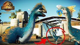 GIGANTORAPTOR BARN With Babies  Jurassic World Evolution 2 Park Build [upl. by Wolfy]