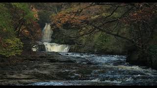 4K  Sgwd Y Bedol Waterfall  Brecon Beacons National Park  Horseshoe Falls [upl. by Ellekcir]