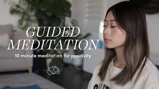 10 Minute Guided Meditation for Positive Energy Peace amp Light 🌤 [upl. by Wrigley]