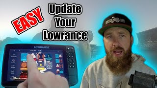 How to update Lowrance  Software Update  Using WiFi [upl. by Dorsy]