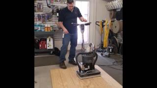 Ross Rental Floor Sander Demo [upl. by Enelyad]