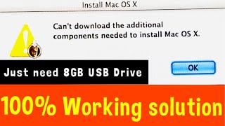 Cant Download The Additional Components Needed To Install Mac OS X [upl. by Amuwkuhc315]