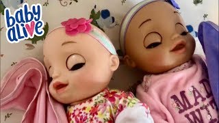 Baby Alive Real As Can Be Twins morning Routine [upl. by Roderich]