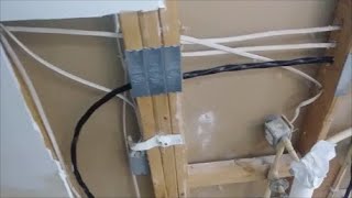 How to install a new 240 Volt 50 Amp cable for Electric Range  Part 1  Pulling The cable [upl. by Bathilda]