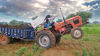 Hmt 4922 Stunked In Field With Full Loaded TrolleyDesi jamidaR [upl. by Yaniv394]