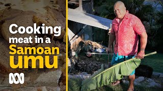 How to cook a Samoan umu  ABC Australia [upl. by Anedal]