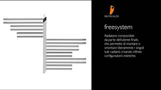 Termoarredo Design FreeSystem  Deltacalor [upl. by Kelleher]