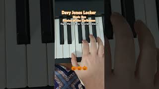 Its Spooky Season 🎃🎃 Davy Jones Locker Music Box Piano Tutorial Right Hand Melody [upl. by Tnecillim]