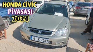 2 EL HONDA CİVİC FİYATLARI VE PİYASASI  2024  Sahibinden Honda Civic FD6 FB7 ve İes Kasa [upl. by Tenner]