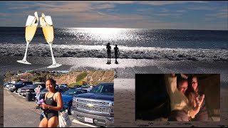 VLOG polar plunge in the ocean  celebrating the New Year [upl. by Ewen]