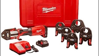 Milwaukee M18 Force Logic Press Tool Kit 292222 w ONEKEY amp 12”2” CTS Jaws [upl. by Maloney]