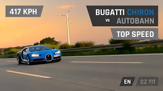 Bugatti Chiron vs Autobahn  Top Speed TEST [upl. by Novehc]