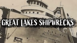 5 Great Lakes Shipwrecks [upl. by Uhsoj784]