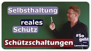 Selbsthaltung mit realem Schütz  Schützschaltung  einfach und anschaulich erklärt [upl. by Lareena662]