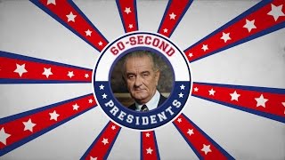 Lyndon B Johnson  60Second Presidents  PBS [upl. by Aryas]