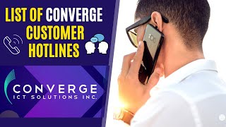 How to contact Converge Customer Service  Click2talk  List of Converge Customer Hotlines [upl. by Juli351]