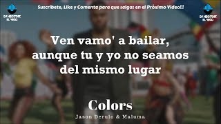 Maluma amp Jason Derulo  Colors LetraLyrics [upl. by Eitra]