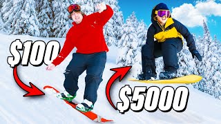 100 Vs 5000 Snowboards [upl. by Ailices]