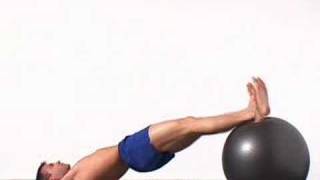 13 Swiss Ball Hamstring Curl [upl. by Caldwell]