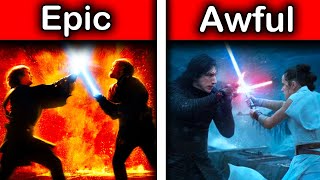 I Ranked EVERY Lightsaber Duel In Star Wars [upl. by Martell]