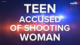 WinstonSalem teen accused of shooting 67yearold woman [upl. by Kylila]