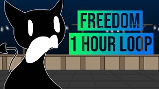 Friday Night Funkin  Saltys Sunday Night Mod  Freedom  1 hour loop [upl. by Ennayhc]