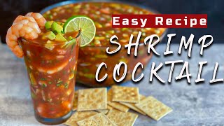 Easy Recipe  Mexican Shrimp Cocktail  Coctel De Camaron  Mexican Food [upl. by Trixie410]