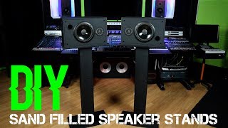 DIY Sand Filled Speaker Stands [upl. by Stauder801]