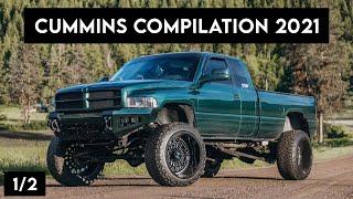 Cummins Compilation 2021 12  Rolling Coal Burnouts and more [upl. by Balliett]