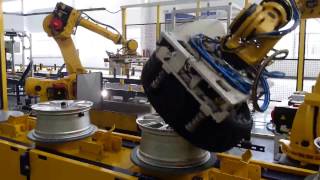 BEPCO  Tire amp Wheel Robot Line [upl. by Jeane715]