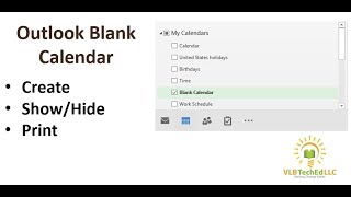 Outlook Blank Calendar [upl. by Collum]