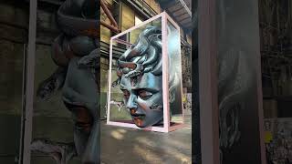 Check out street artist ODEITHs mindblowing 3D illusion [upl. by Itnavart]