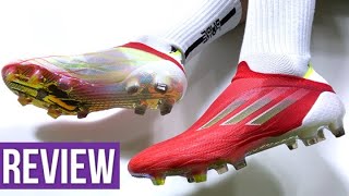 Im blown away  Adidas X Speedflow Laceless  Review  On Feet [upl. by Aeiram864]