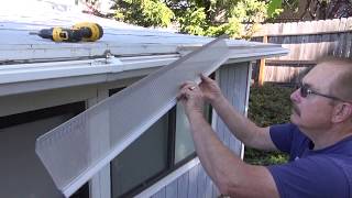 Gutter Guard Install Flat Roof [upl. by Rimola509]