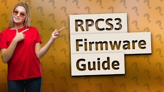 Where to get RPCS3 firmware [upl. by Eniruam]