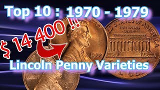 Top 10 1970s Lincoln Penny Varieties Worth Money [upl. by Calise]